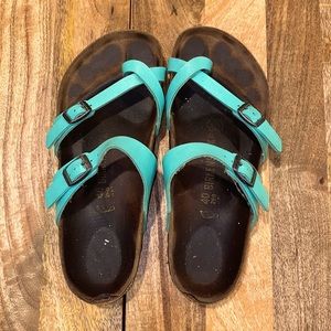 Turquoise Birkenstocks Women’s Size 40 (9-9.5)